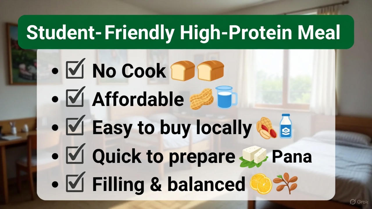5 Budget-Friendly, No Cook High Protein Plan for College Students