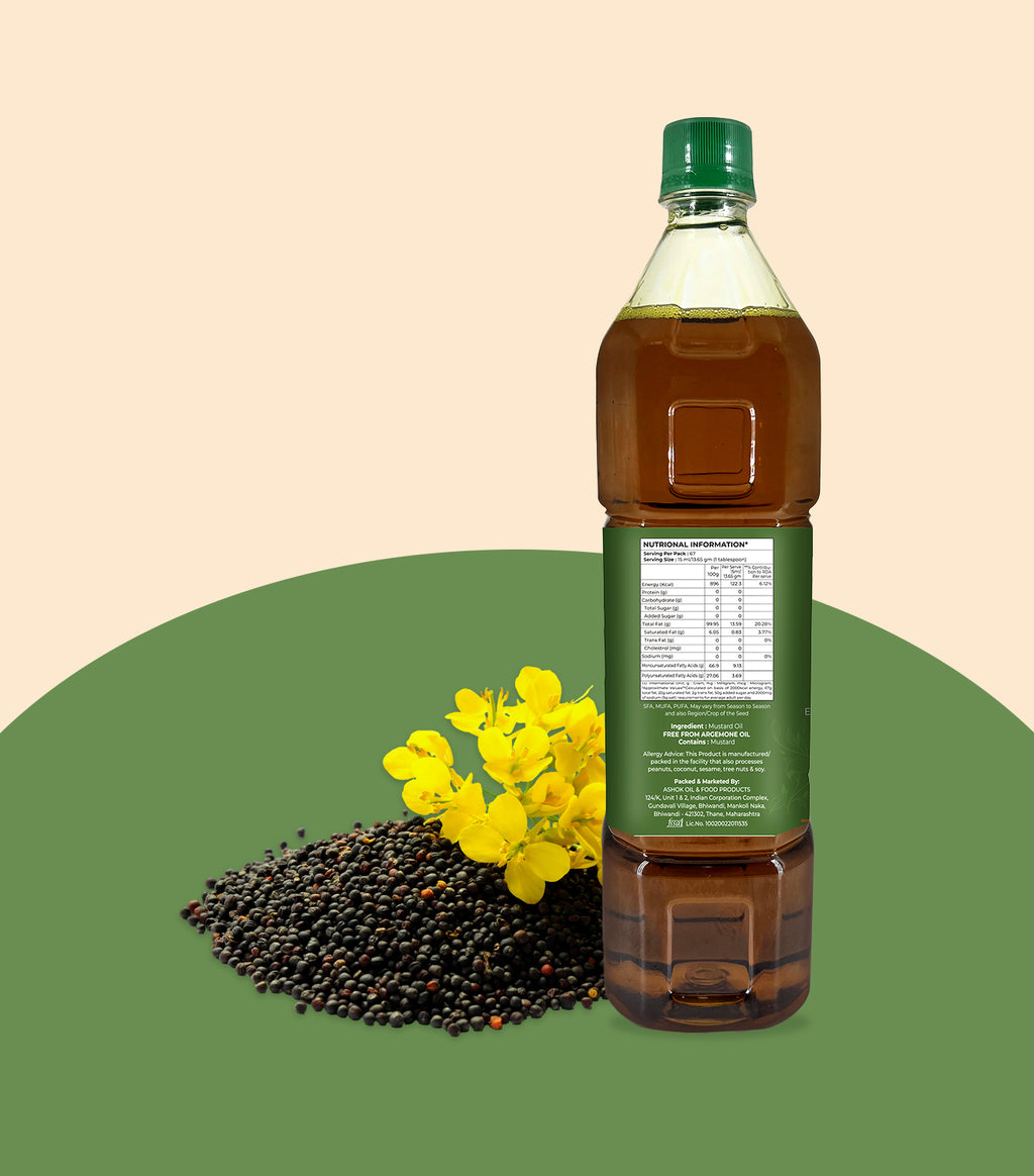 Thrive Kachi Ghani Mustard Oil 1 Ltr