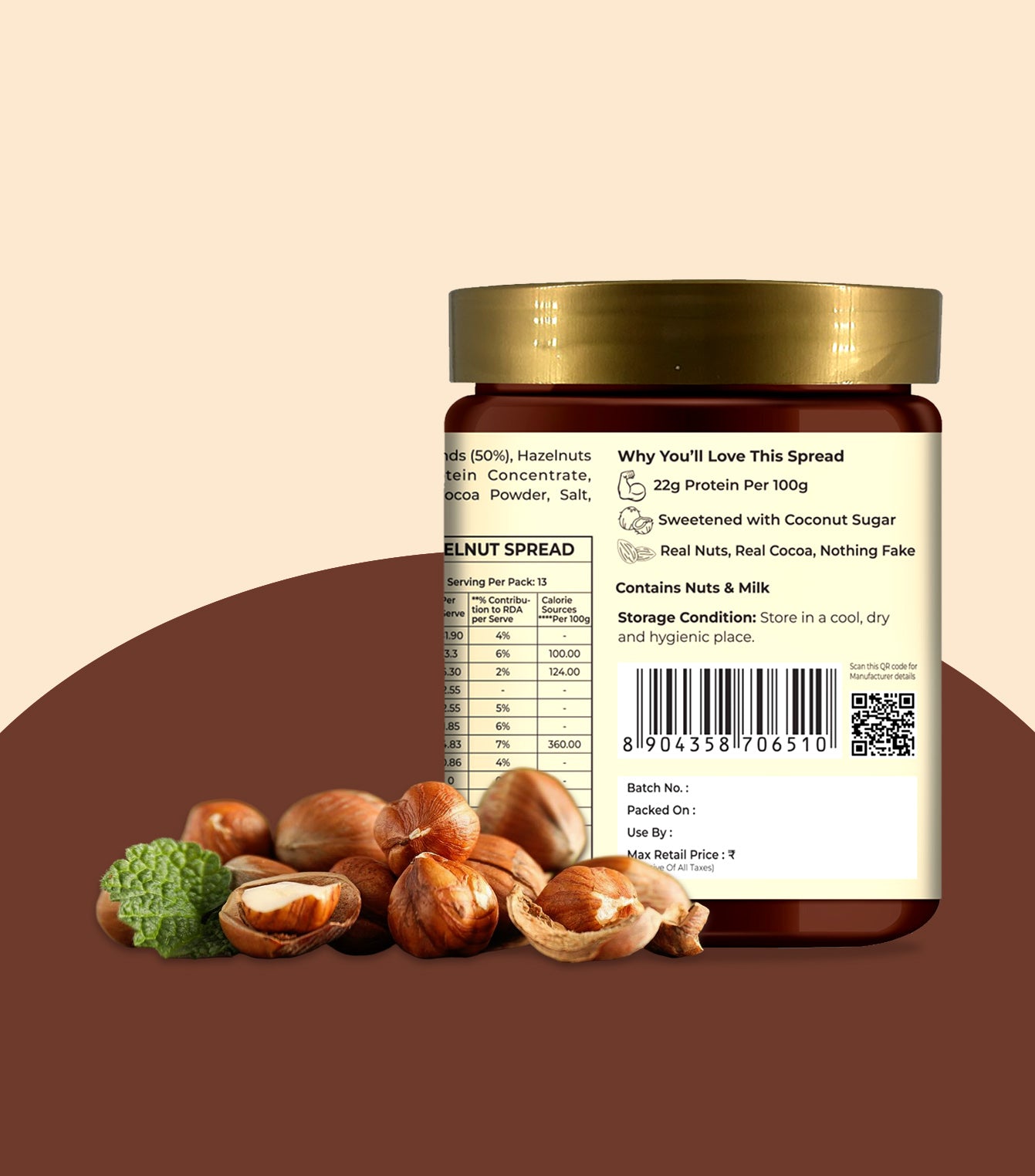 Protein Hazelnut Spread