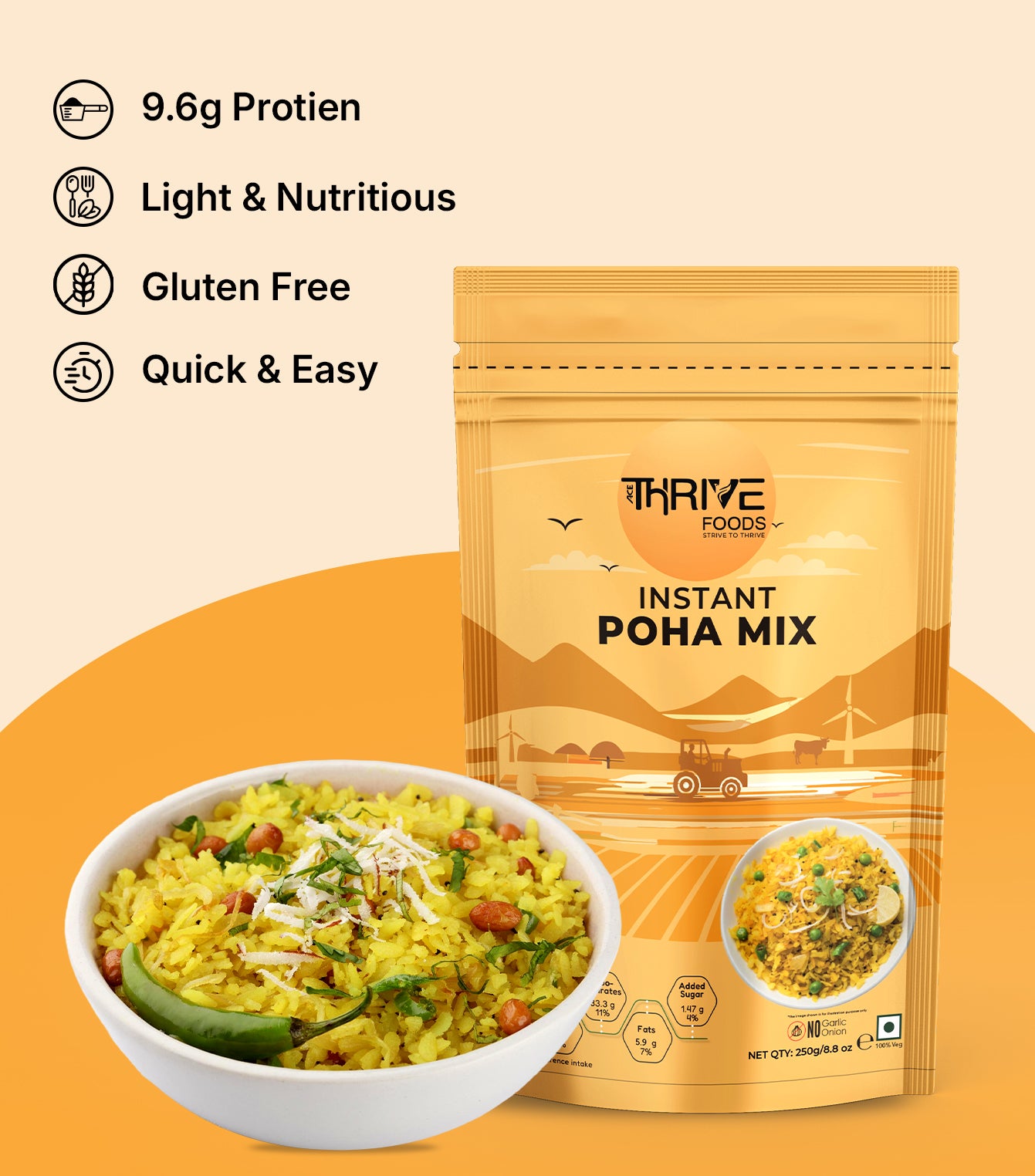 Thrive Instant Poha Mix 250 g